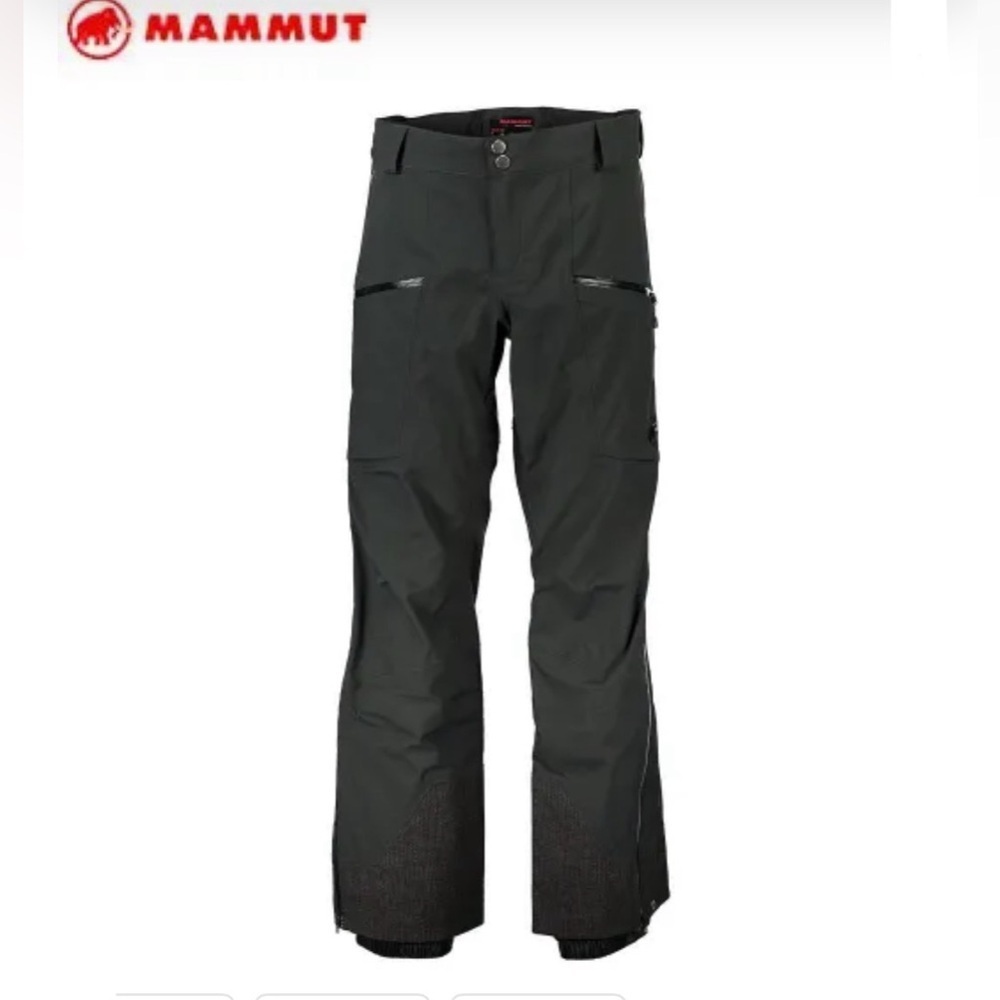 Mammut Alvier Tour HS Pant snow/ ski pant - black womens size 16 short
